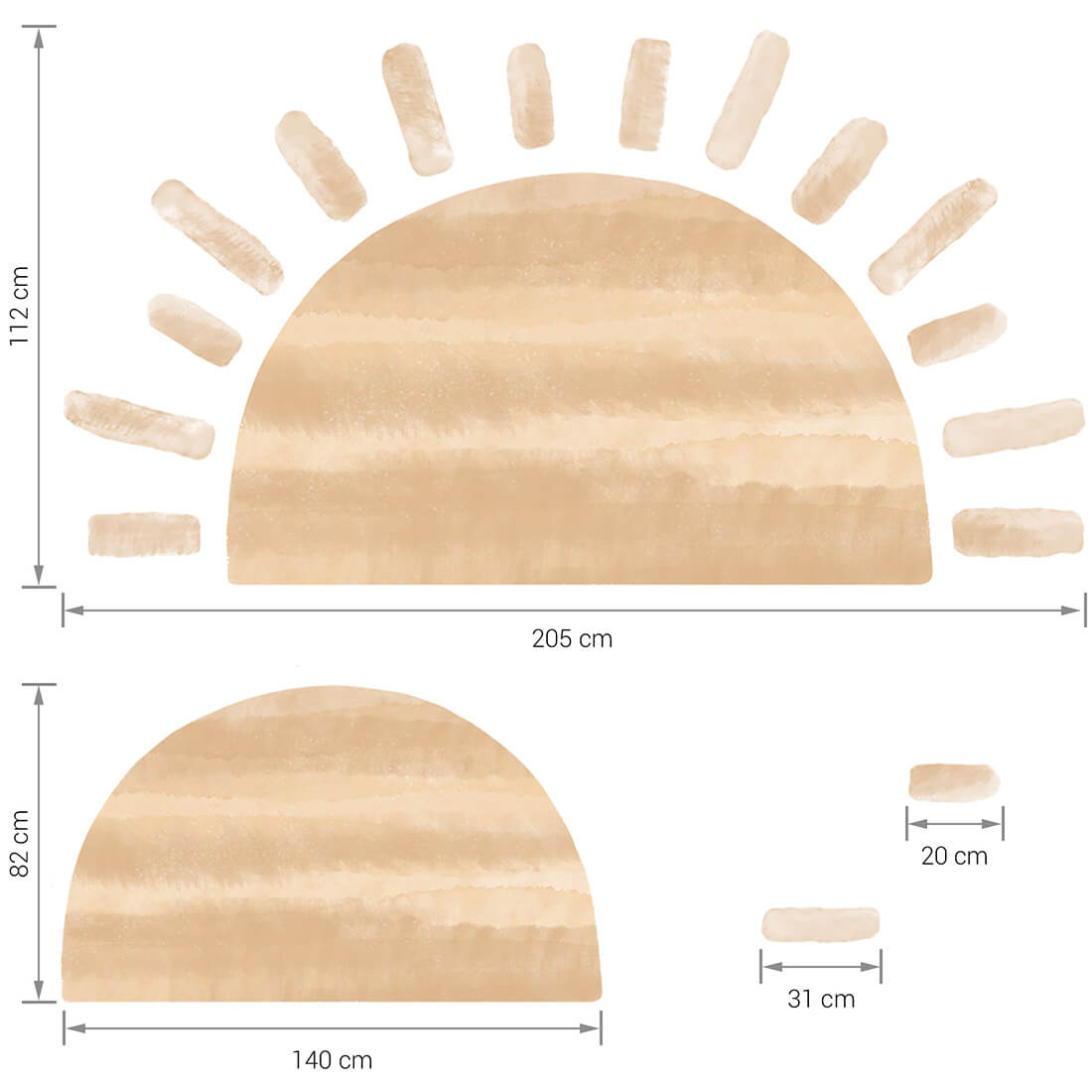 Wall Sticker | Sun Beige