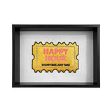 Happy Hour Embroidered Artwork