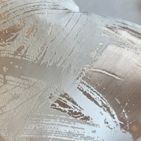 Harlow Cream & Gold Metallic Abstract Cushion - 50x50cm