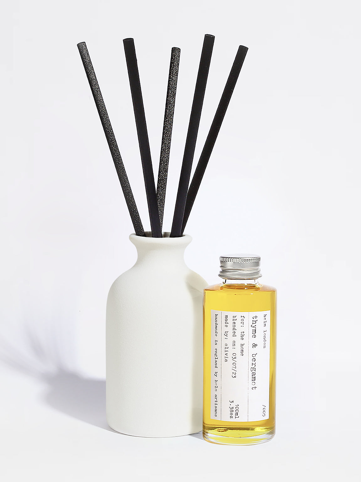 Thyme & Bergamot Ceramic Reed Diffuser - 100ml