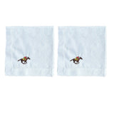 Horse Racing Napkins | Embroidered Fathers Day