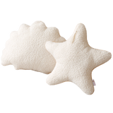 MINICAMP Seashell Pillows, Starfish Throw Pillows, Crustaceancore Decor | PACK of 2