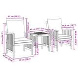 Kron Acacia Wood - 45cm