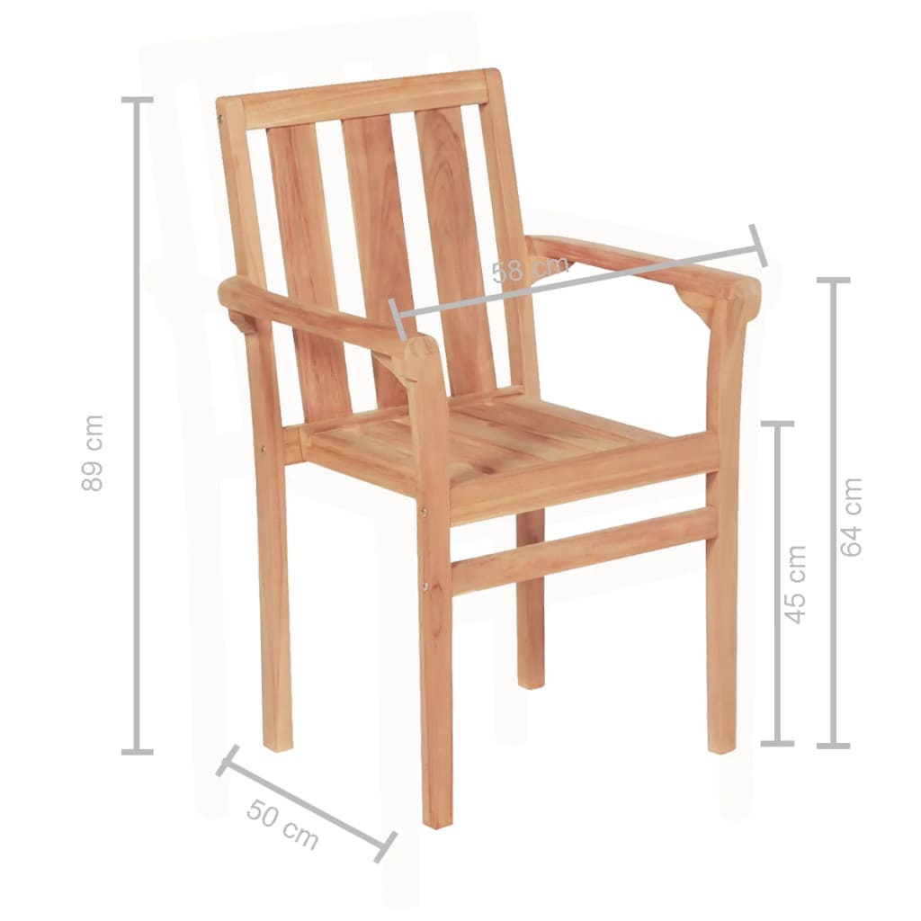 Junso Teak Wood - 40 cm