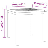 Nuril Teak Wood - 80cm
