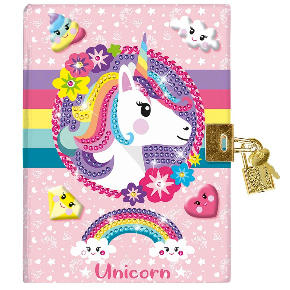 Unicorn Secret Diary Diamond Painting