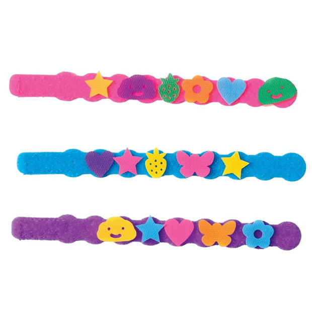 Hook and Loop Tape Bracelets