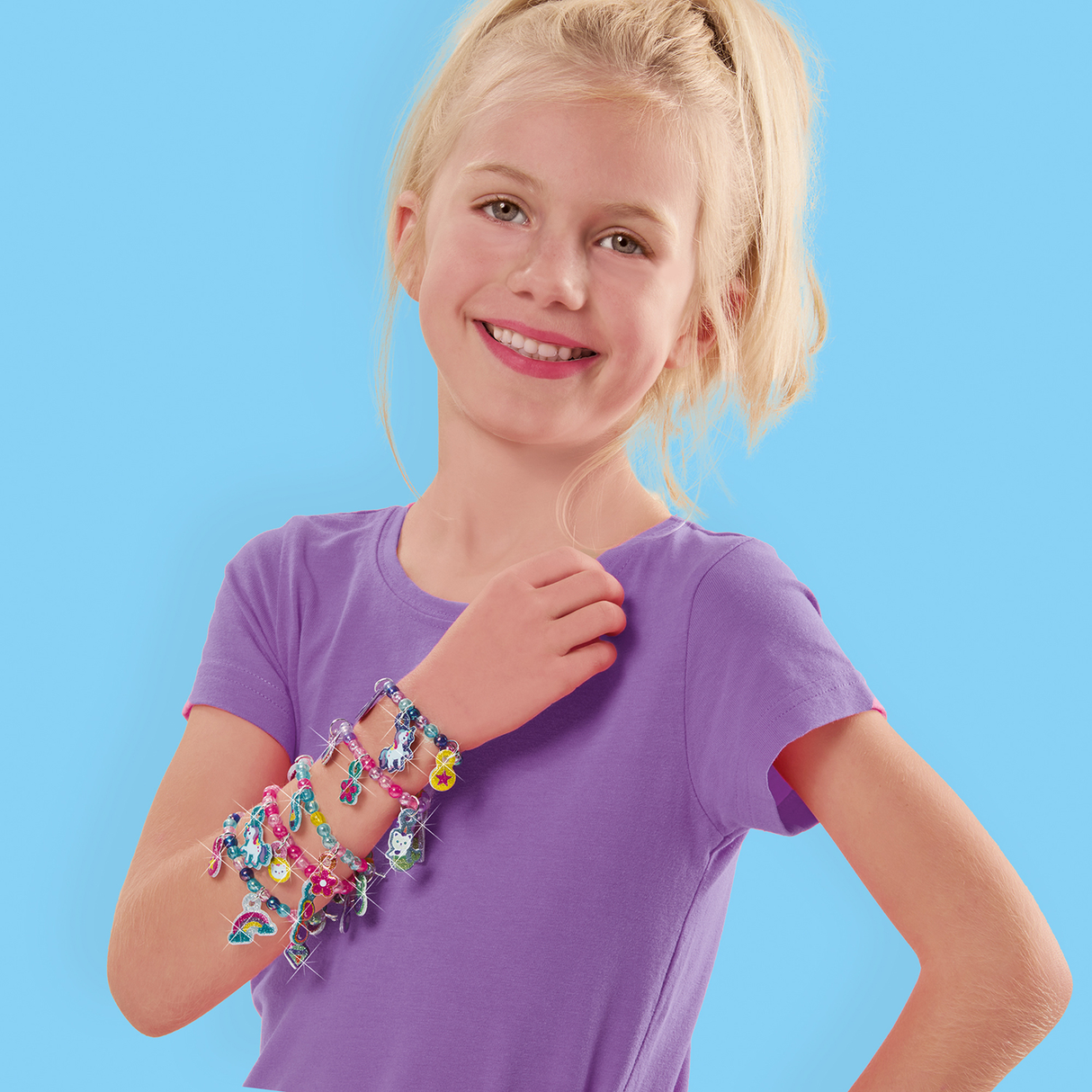 Puffy Sticker Bracelets