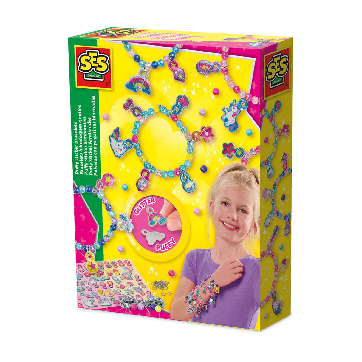 Puffy Sticker Bracelets