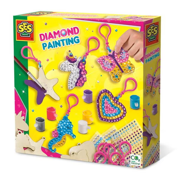 Diamond Painting - Wooden Keychains