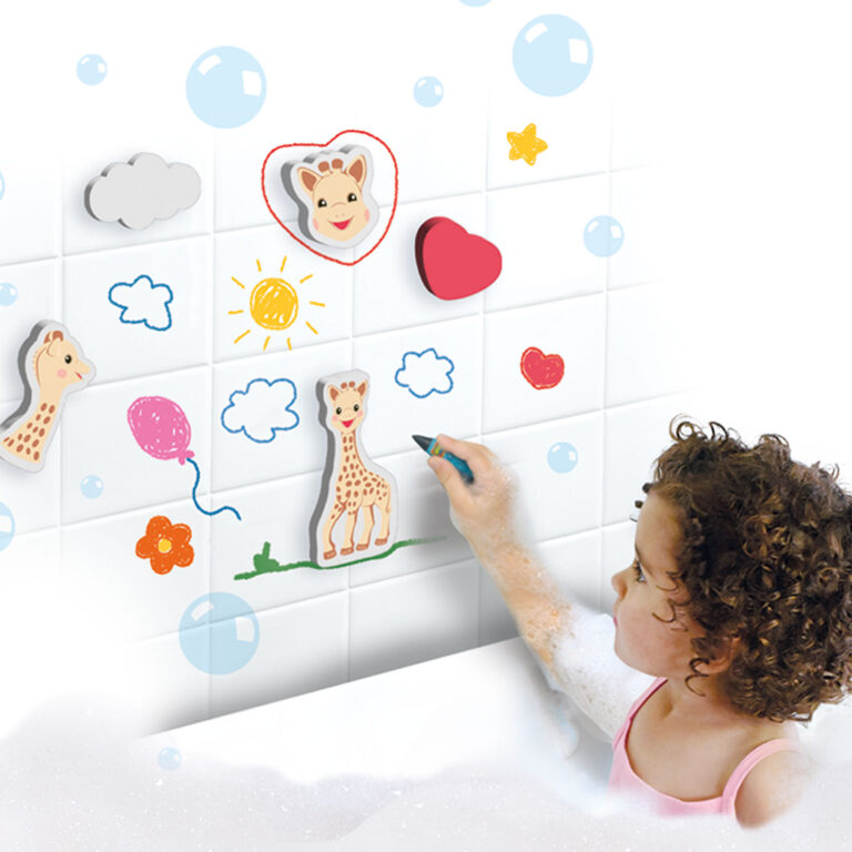 Sophie La Giraffe - Bath Crayons With Shapes
