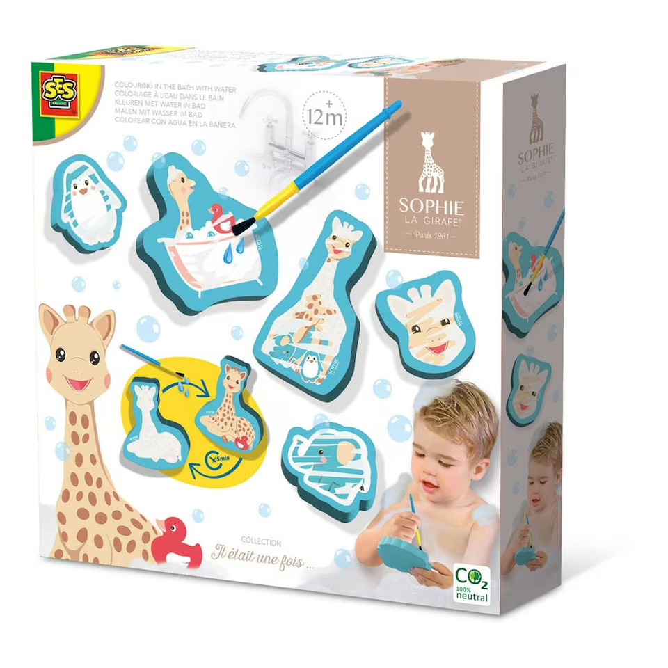 Sophie La Giraffe - Colouring and Painting