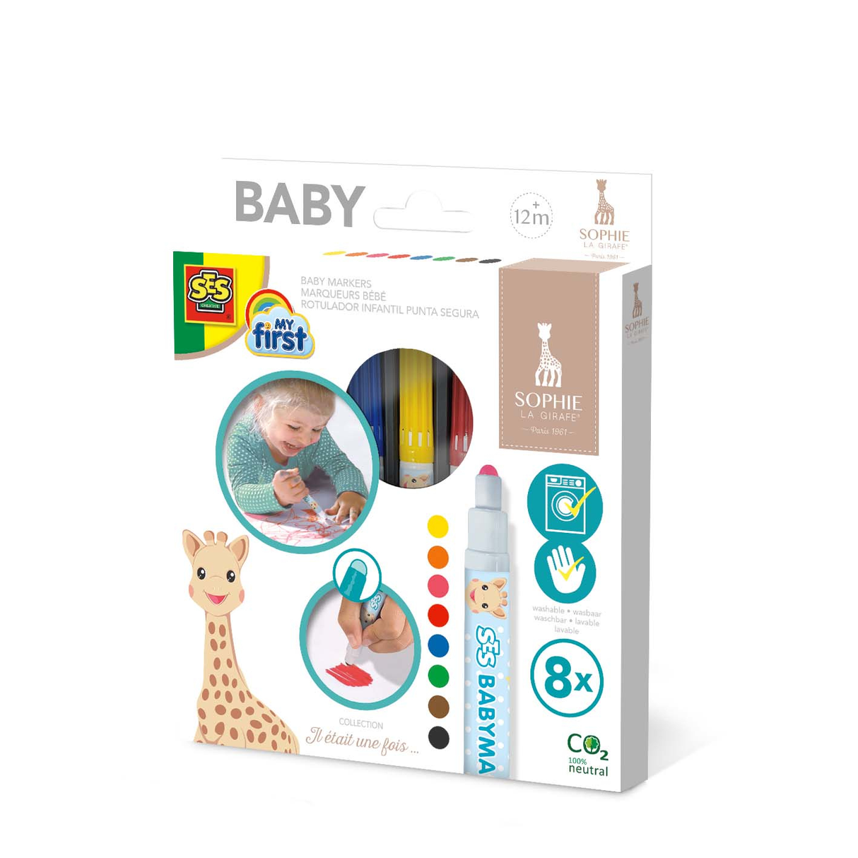Sophie La Giraffe - Baby Markers