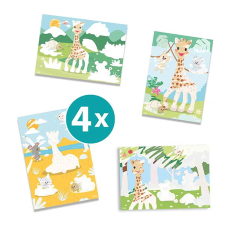 Sophie La Giraffe - Colouring With Water