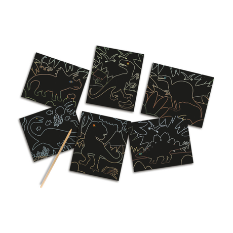 Glow in the Dark Scratch - Dinosaurs