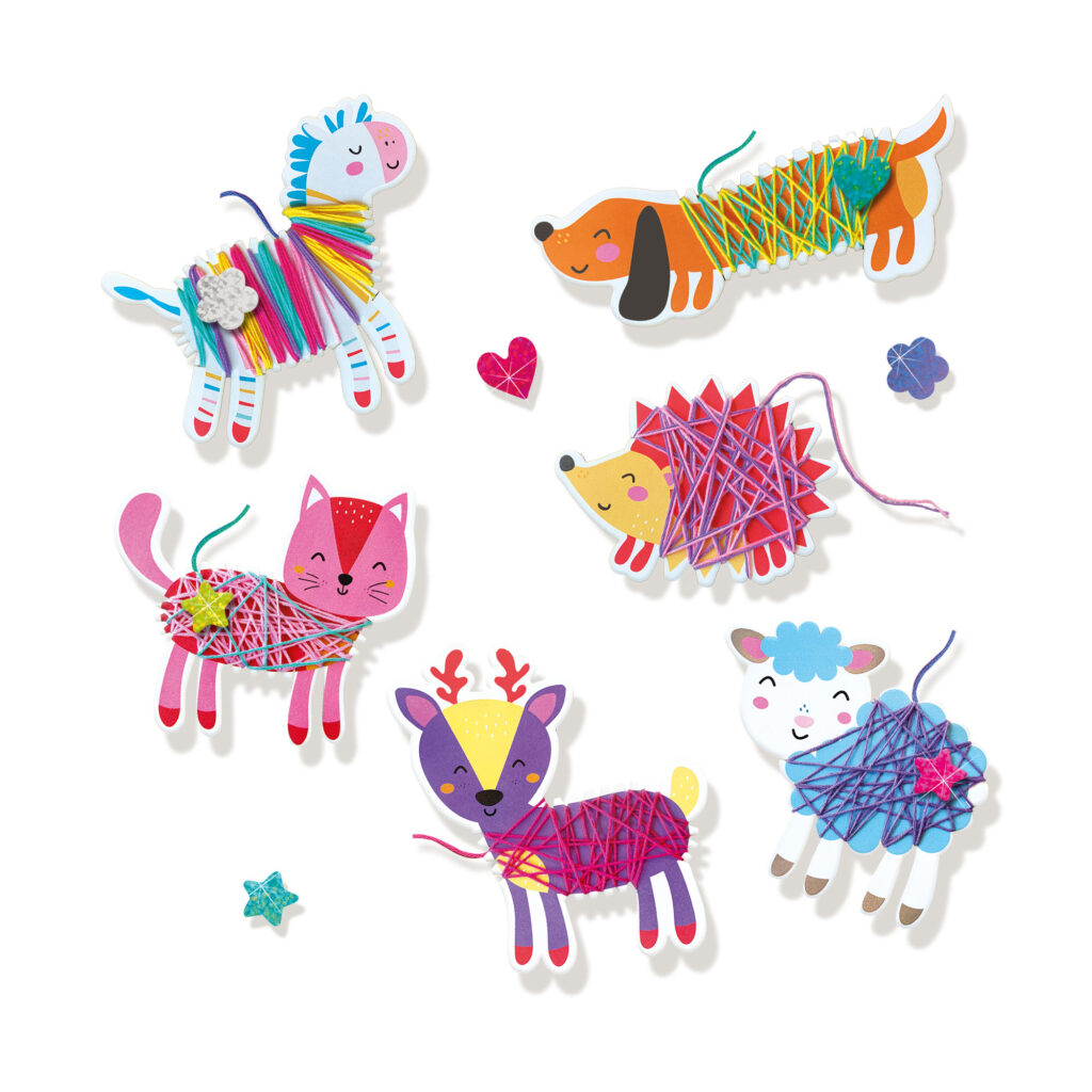 Yarn Wrap Animals