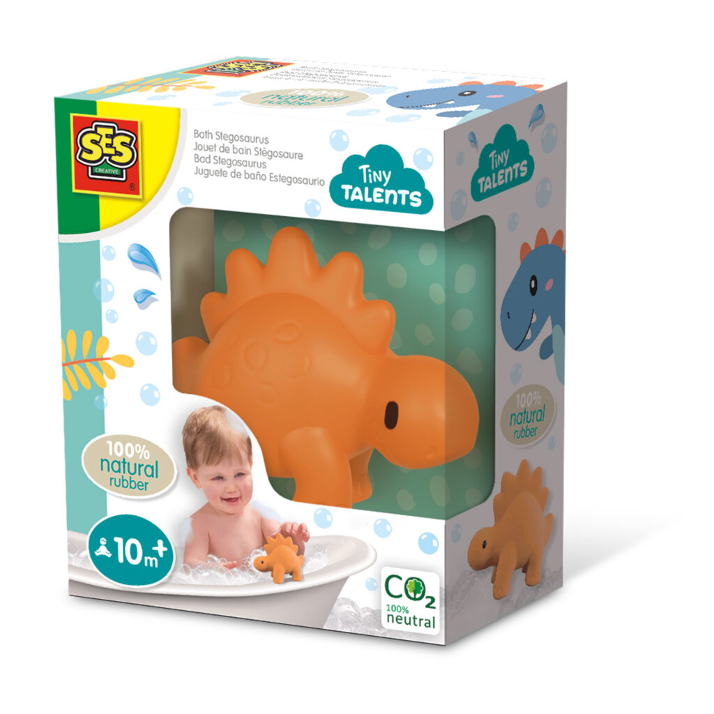 Bath Stegosaurus - 100% Natural Rubber