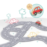 Felt Road Circuit 40pcs With Car