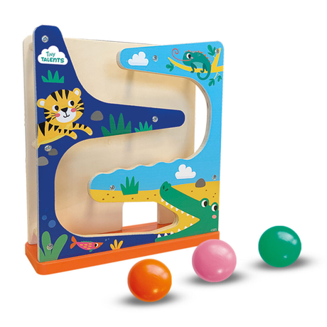 Wooden Ball Track Crocodile