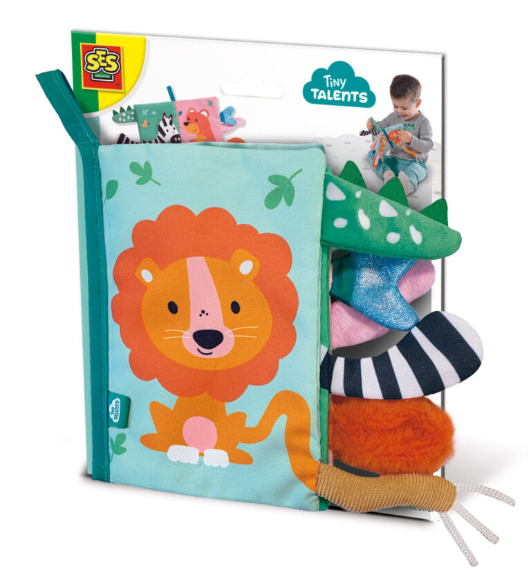 Sensory Animal Tails Cloth Book