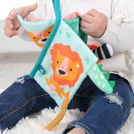Sensory Animal Tails Cloth Book