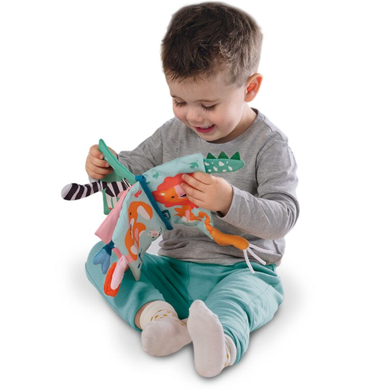 Sensory Animal Tails Cloth Book