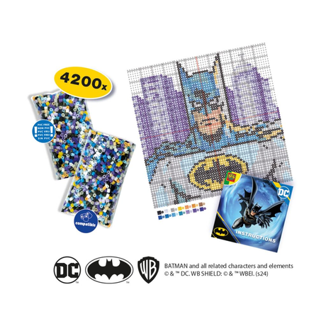 DC Batman - Batman Iron on Beads Colour Mix