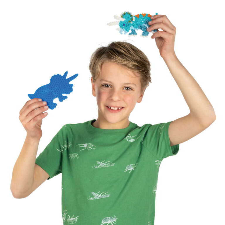 Green Beedz - Iron on Beads Set Triceratops Dino
