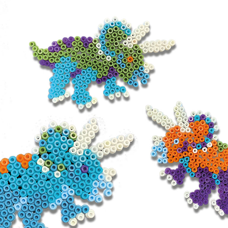 Green Beedz - Iron on Beads Set Triceratops Dino