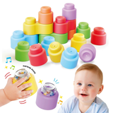Quercetti Momy Soft Blocks & Happy Sound Set (18 Pieces)