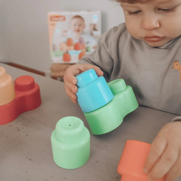 Quercetti Momy Soft Blocks Set (12 Pieces)