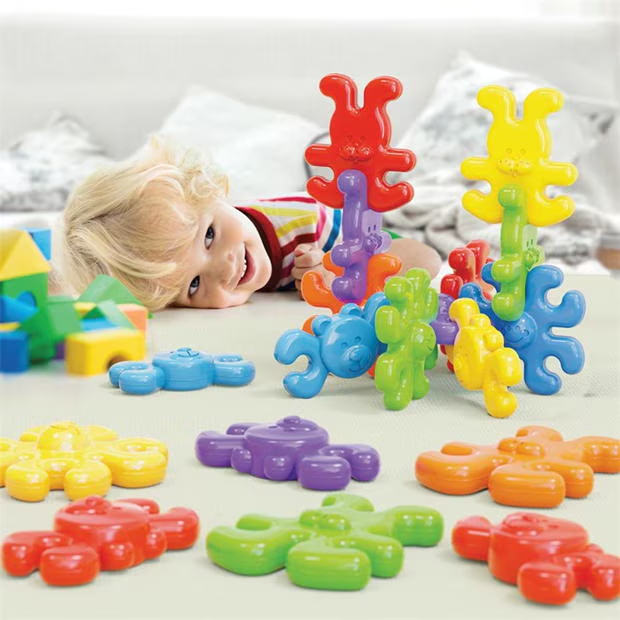 Quercetti Animal Links Interlocking Toy (18 Pieces)