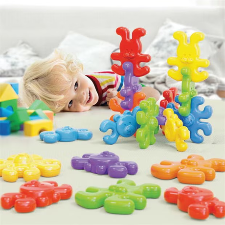Quercetti Animal Links Interlocking Toy (18 Pieces)