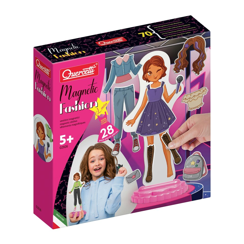 Quercetti Magnetic Fashion Doll - Laura