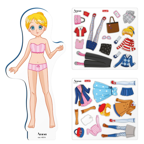 Quercetti Magnetic Fashion Doll - Anna