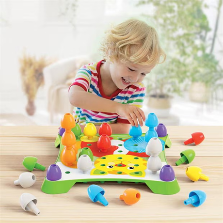 Quercetti Jumbo Peggy Evo Peg Art Set (41 Pieces)