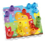 Quercetti Jumbo Peggy Peg Art Set (45 Pieces)