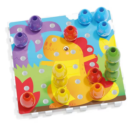 Quercetti Jumbo Peggy Peg Art Set (45 Pieces)