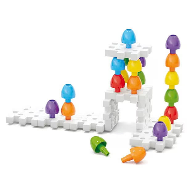 Quercetti Jumbo Peggy Peg Art Set (45 Pieces)
