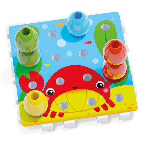 Quercetti Jumbo Peggy Peg Art Starter Set (20 Pieces)
