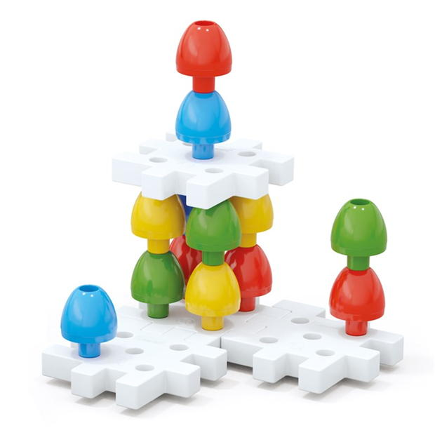Quercetti Jumbo Peggy Peg Art Starter Set (20 Pieces)