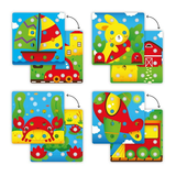 Quercetti Jumbo Peggy Peg Art Starter Set (20 Pieces)