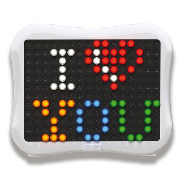 Quercetti Peg Brite Light-Up Peg Art Set