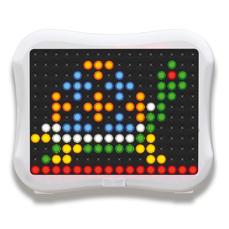 Quercetti Peg Brite Light-Up Peg Art Set