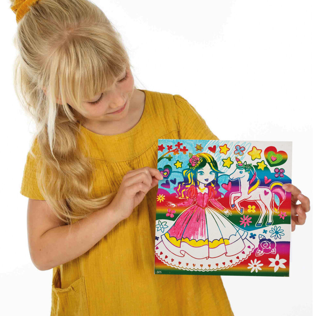 Metallic Colouring Canvas