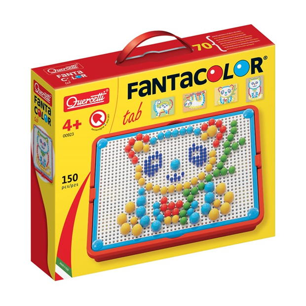 Quercetti Fantacolor Tab Peg Art Set (150 Pegs)