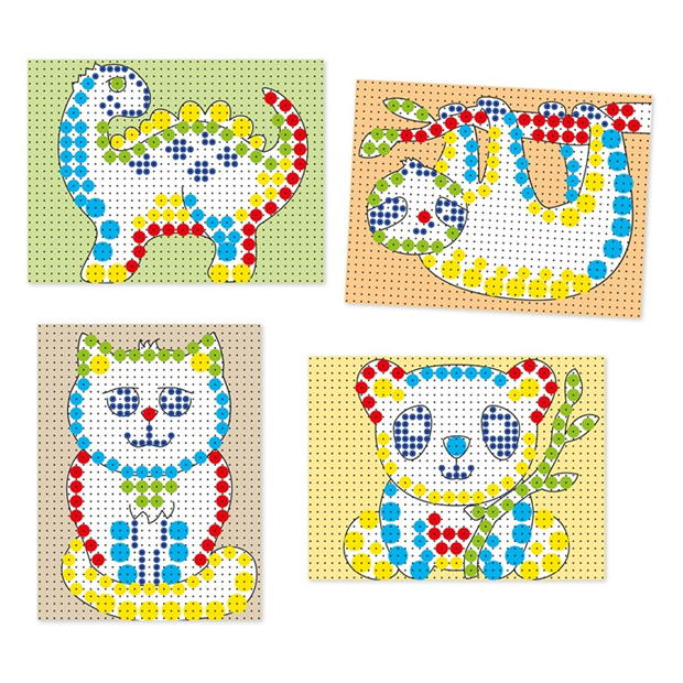 Quercetti Fantacolor Tab Peg Art Set (150 Pegs)