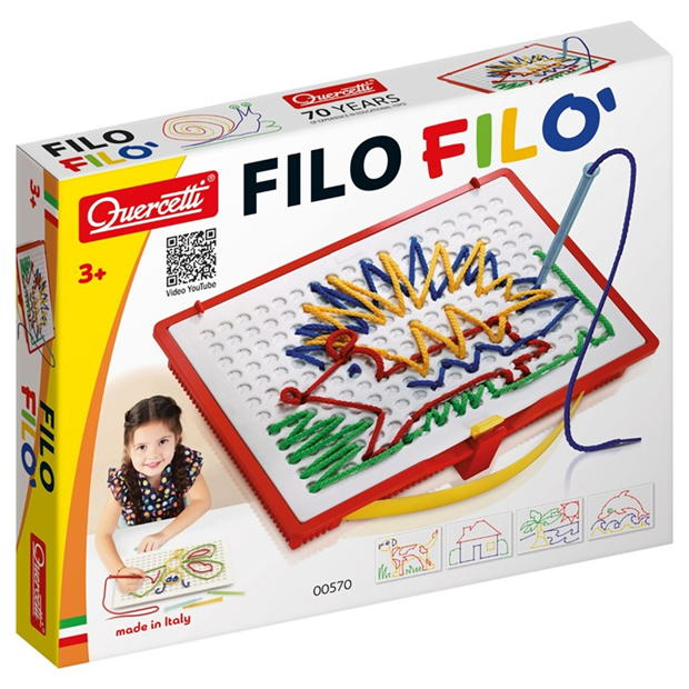 Quercetti Filo String Art Lacing Game