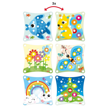 Quercetti Peggy Gears Activity Set