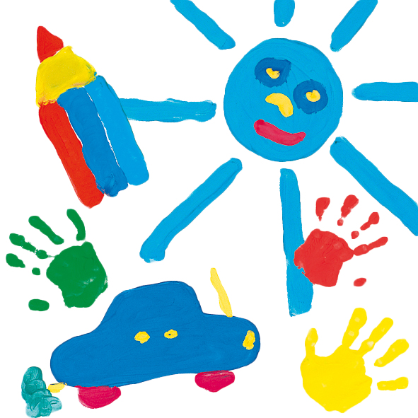 Fingerpaint 4 Colours X145ml